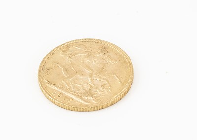 Lot 197 - An Edward VII full gold Sovereign