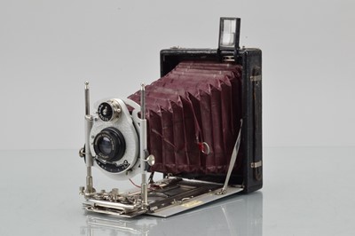 Lot 4 - An Ernemann Heag XII Mod. I 9x12cm Folding Plate Camera