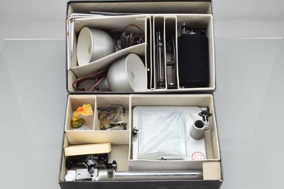 Lot 11 - A Bolex Pailard 8mm Titling and Lighting Kit