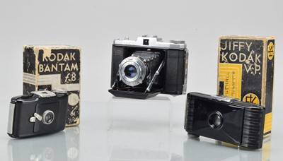 Lot 14 - Three Folding Cameras