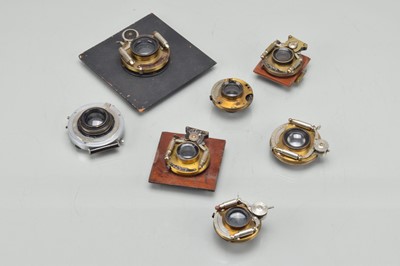 Lot 22 - A Group of Brass Lenses