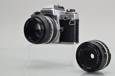 Lot 41 - A Nikon FE SLR Camera