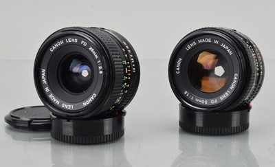 Lot 54 - Two Canon FD Lenses