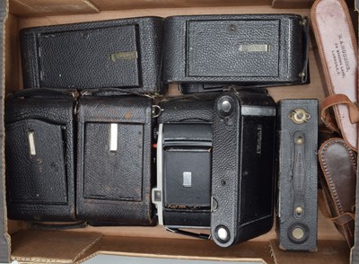 Lot 73 - A Tray of Kodak Folding Cameras
