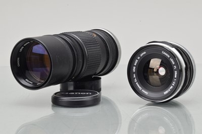 Lot 82 - Two Canon FL Lenses
