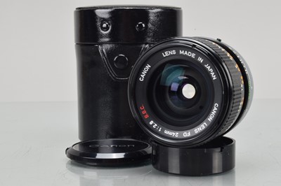 Lot 83 - A Canon FD 24mm f/2.8 S.S.C. Lens