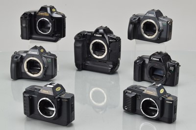 Lot 84 - A Group of Canon SLR Camera Bodies