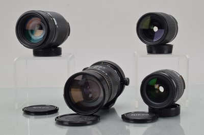 Lot 96 - A Group of Nikon AF Nikkor Lenses