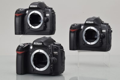 Lot 98 - Three Nikon DSLR Camera Bodies.