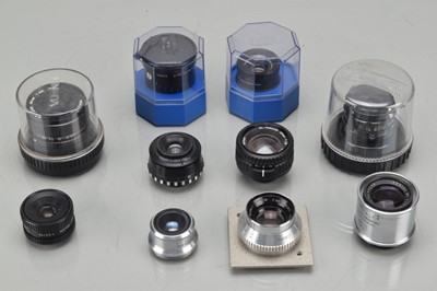 Lot 112 - A Group of Enlarging Lenses
