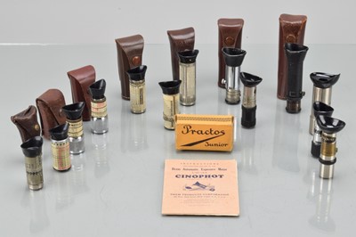 Lot 139 - A Group of Telescopic Type Exposure Meters