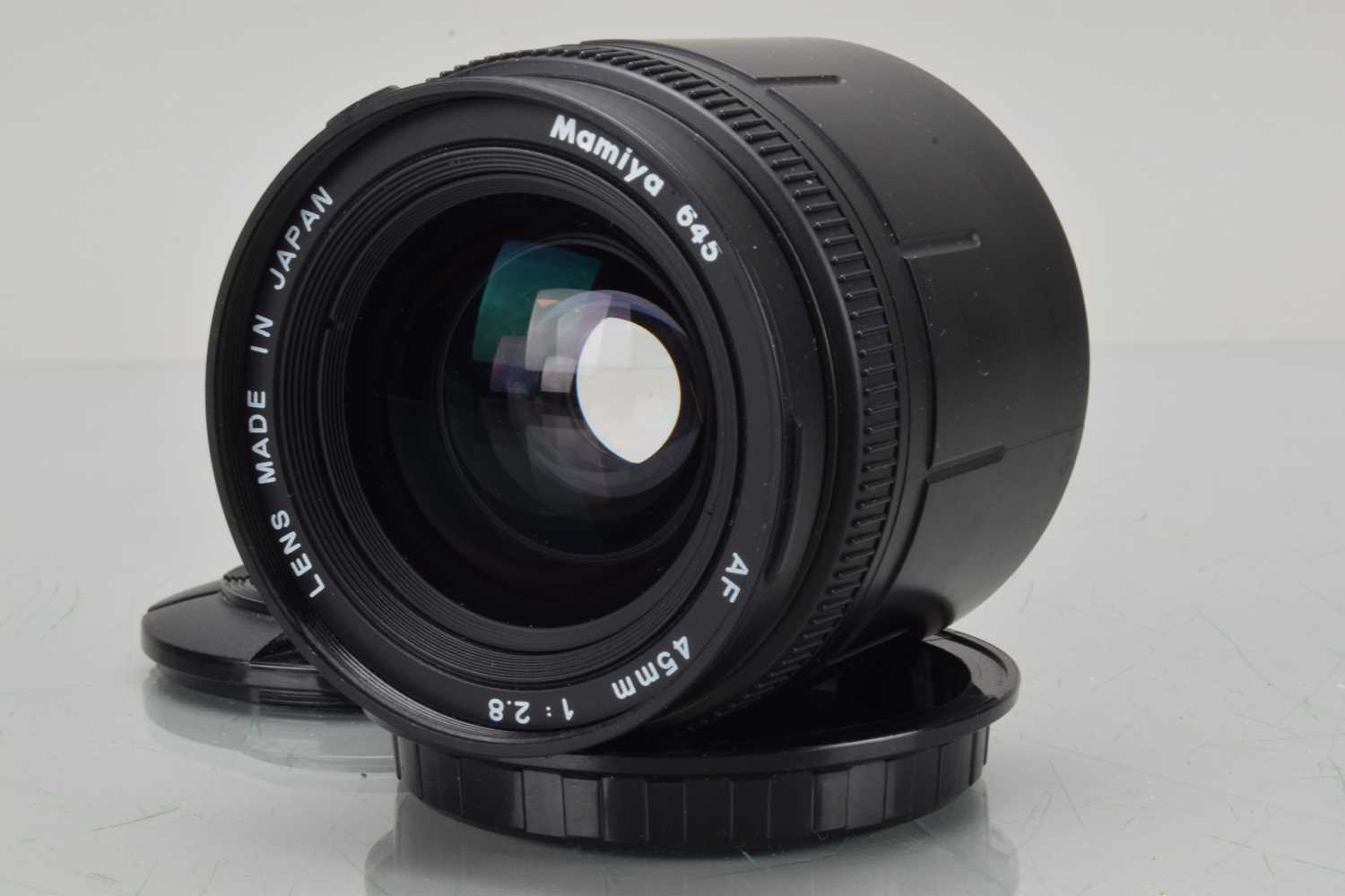 Lot 159 - A Mamiya 645 AF 45mm f/2.8 Lens, Lot 159 - A Mamiya 645 AF 45mm f/2.8 Lens,