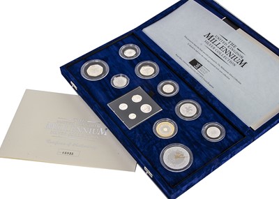 Lot 219 - A Royal Mint The United Kingdom Millenium Silver Coin set