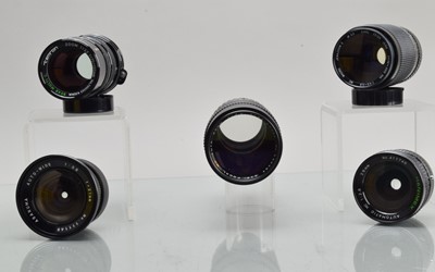 Lot 223 - A Group of Canon FD Mount Lenses