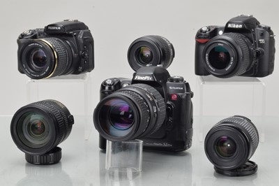 Lot 228 - Digital Cameras and AF Lenses