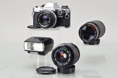 Lot 239 - An Olympus OM-10 SLR Camera