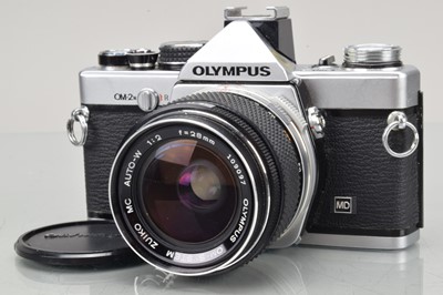 Lot 265 - An Olympus OM-2n SLR Camera