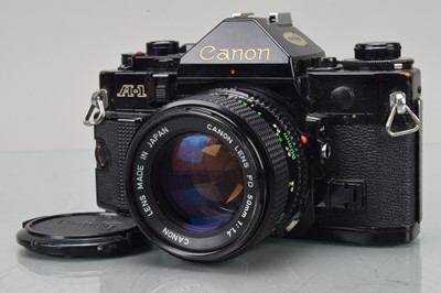 Lot 267 - A Canon A-1 SLR Camera