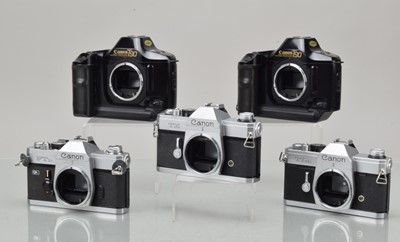 Lot 271 - Five Canon SLR Camera Bodies