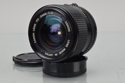 Lot 272 - A Canon FD 24mm f/2 Lens