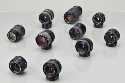 Lot 284 - Minolta MD and MD Mount Lenses
