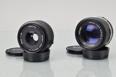 Lot 301 - Two Nikon Series E Ai-S Lenses