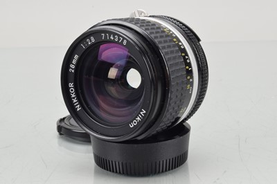 Lot 305 - A Nikon Nikkor 28mm f/2.8 Ai-S Lens