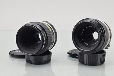 Lot 308 - Two Nikon Macro Lenses