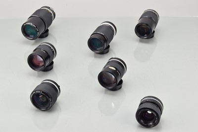 Lot 310 - A Group of Nikon Ai-S Lenses