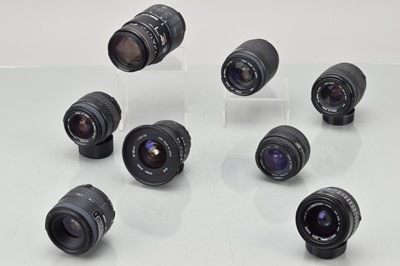 Lot 319 - Eight Sigma Nikon AF Mount Lenses