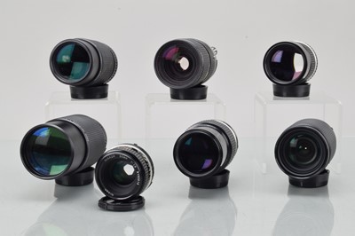 Lot 322 - A Group of Nikon Ai-S Lenses
