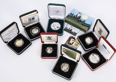 Lot 234 - Six Royal Mint Silver Proof coins