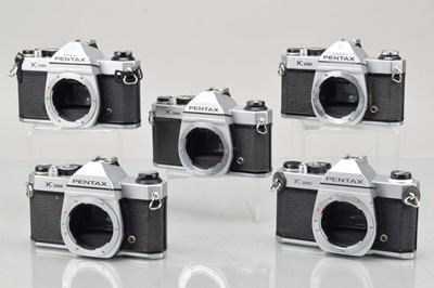 Lot 333 - Five Pentax K1000 SLR Camera Bodies