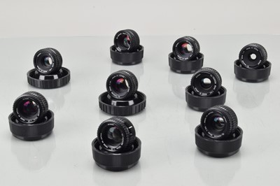 Lot 341 - Nine Nikon Enlarging Lenses