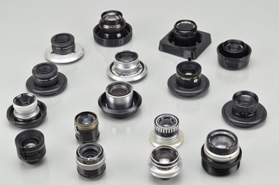 Lot 342 - Fourteen Enlarging Lenses