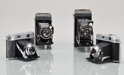 Lot 343 - Four Folding Cameras
