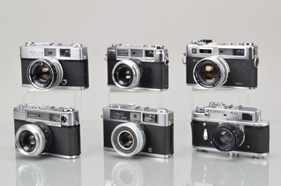 Lot 345 - Six Rangefinder Cameras
