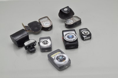 Lot 348 - A Group of Light Meters