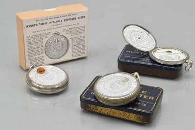Lot 412 - Three Wynne's Infallible Exposure Meters