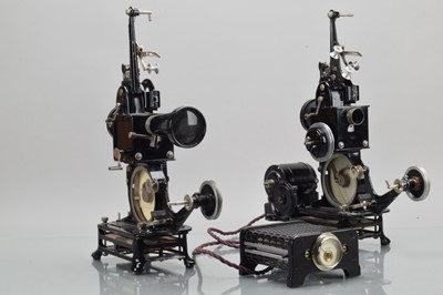 Lot 466 - Two Pathescope Super PB-EX 9.5mm Cine Projectors