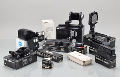 Lot 478 - A Tray of Minolta Accessories