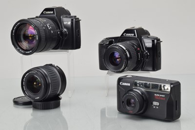 Lot 481 - Three Canon 35mm Cameras