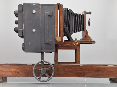 Lot 491 - An A Adams & Co Ltd Whole Plate Horizontal Enlarger