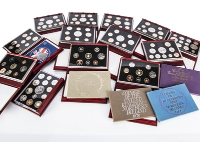 Lot 268 - A collection of thirteen Royal Mint Deluxe Proof Coin sets