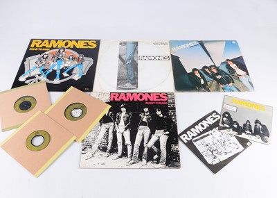 Lot 177 - Ramones LPs / Singles