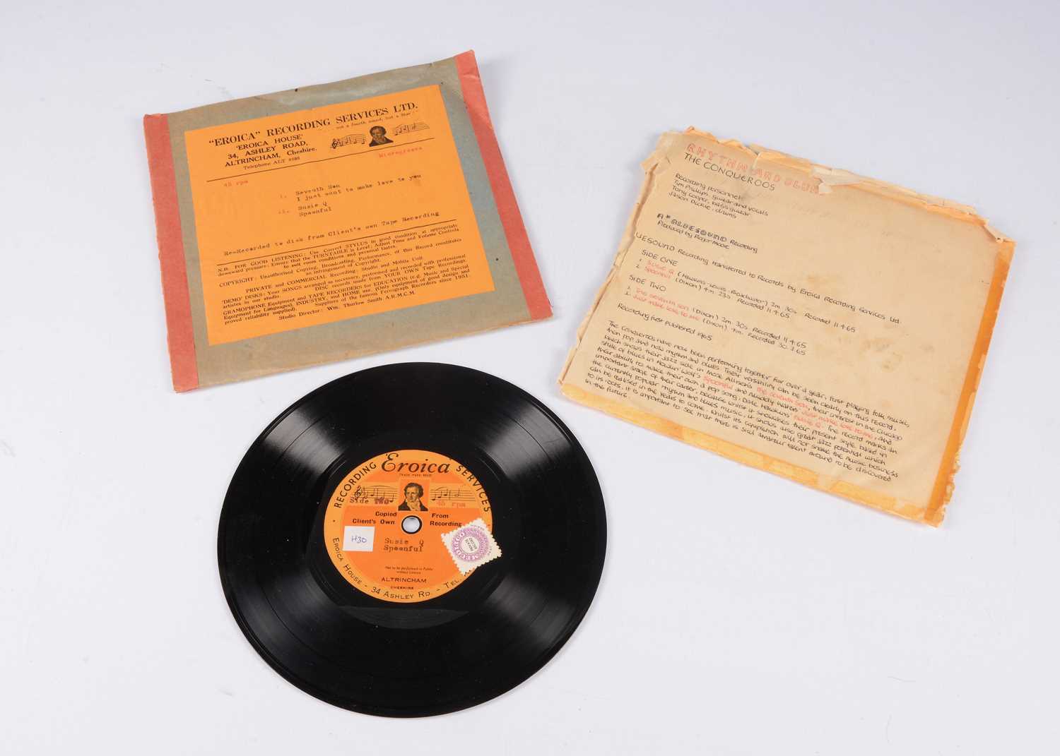 Lot 225 - The Conqueroos / Eroica Acetate EP