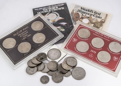 Lot 289 - A collection of modern Isle of Man and other coins