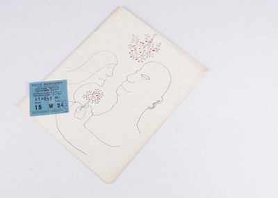 Lot 454 - The Beatles Programme / Ticket