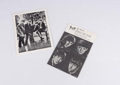 Lot 457 - Beatles Fan Club Convention Programme / Photo