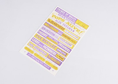 Lot 459 - The Beatles / Pops Alive Flyer